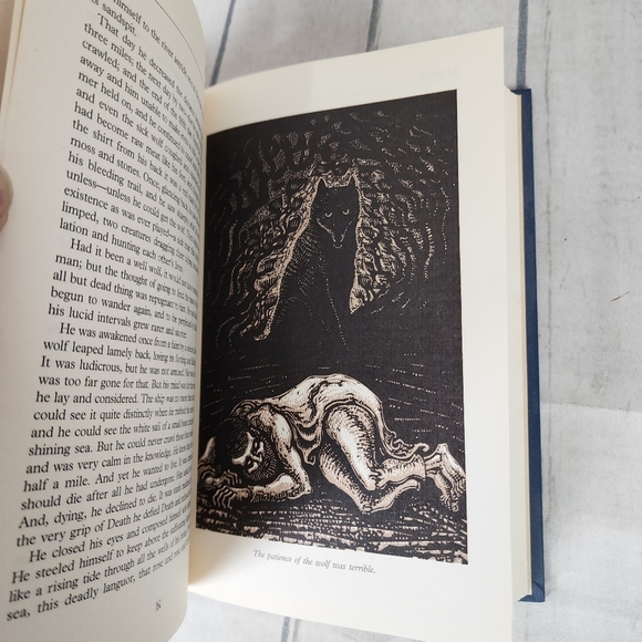 Vintage 90s Jack London To Build A Fire and Other Stories Hardcover - Picture 9 of 12